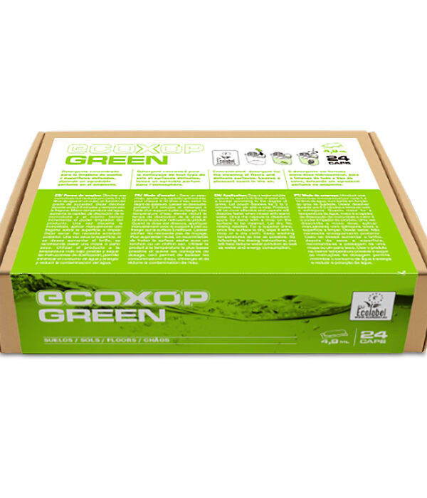 Ecoxop Green-Fregasuelos Ecolabel capsula hidrosoluble